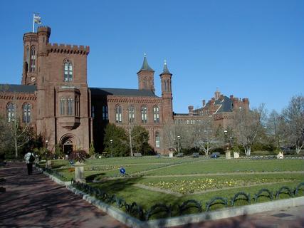 Smithsonian Castle<br>Location: <a href="https://www.google.com/maps/search/?api=1&query=38.88795,-77.02612" target="_new">National Mall</a>
